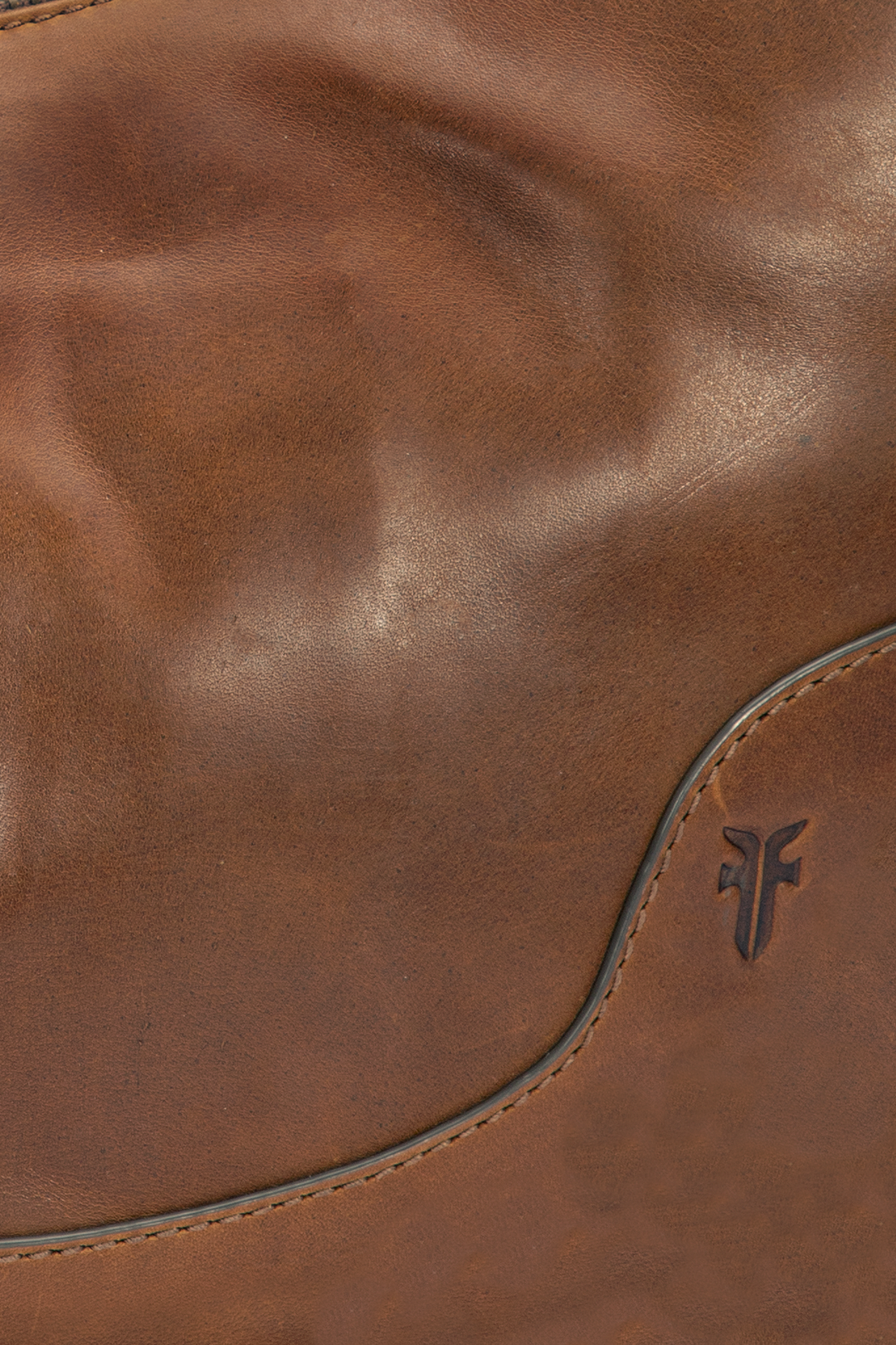 Melissa Cognac Crescent Hobo Cognac