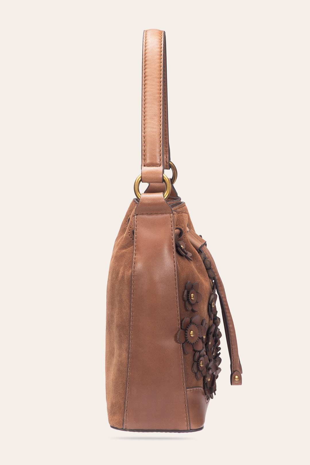 Cognac Melissa Floral Convertible Bucket Cognac