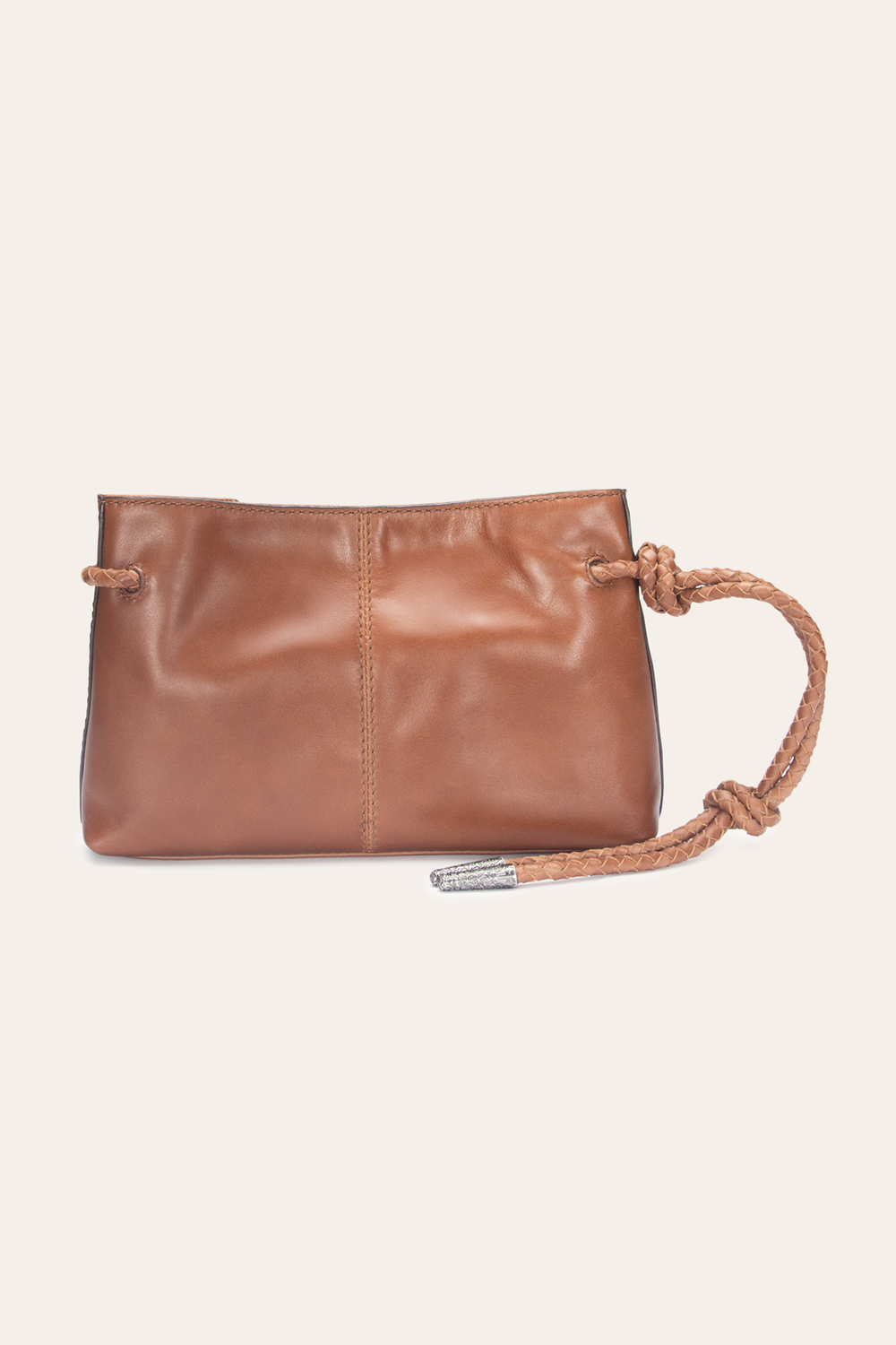 Cognac Caroline Wristlet Clutch Cognac