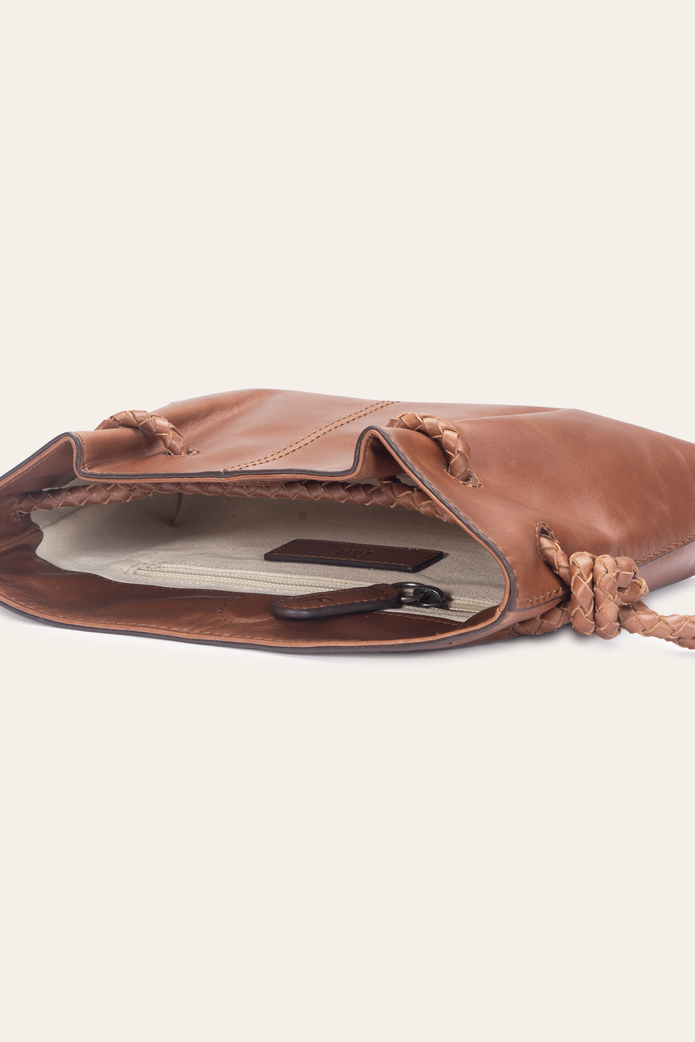 Cognac Caroline Wristlet Clutch Cognac