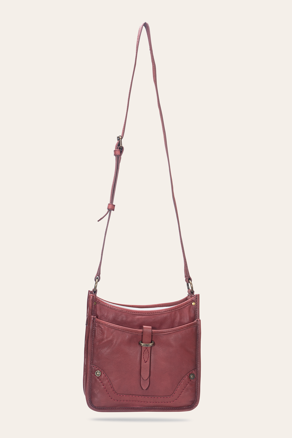 Campus Burgundy Crossbody Burgundy