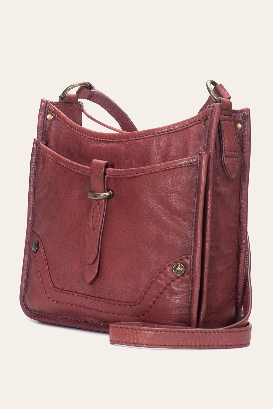 Campus Burgundy Crossbody Burgundy