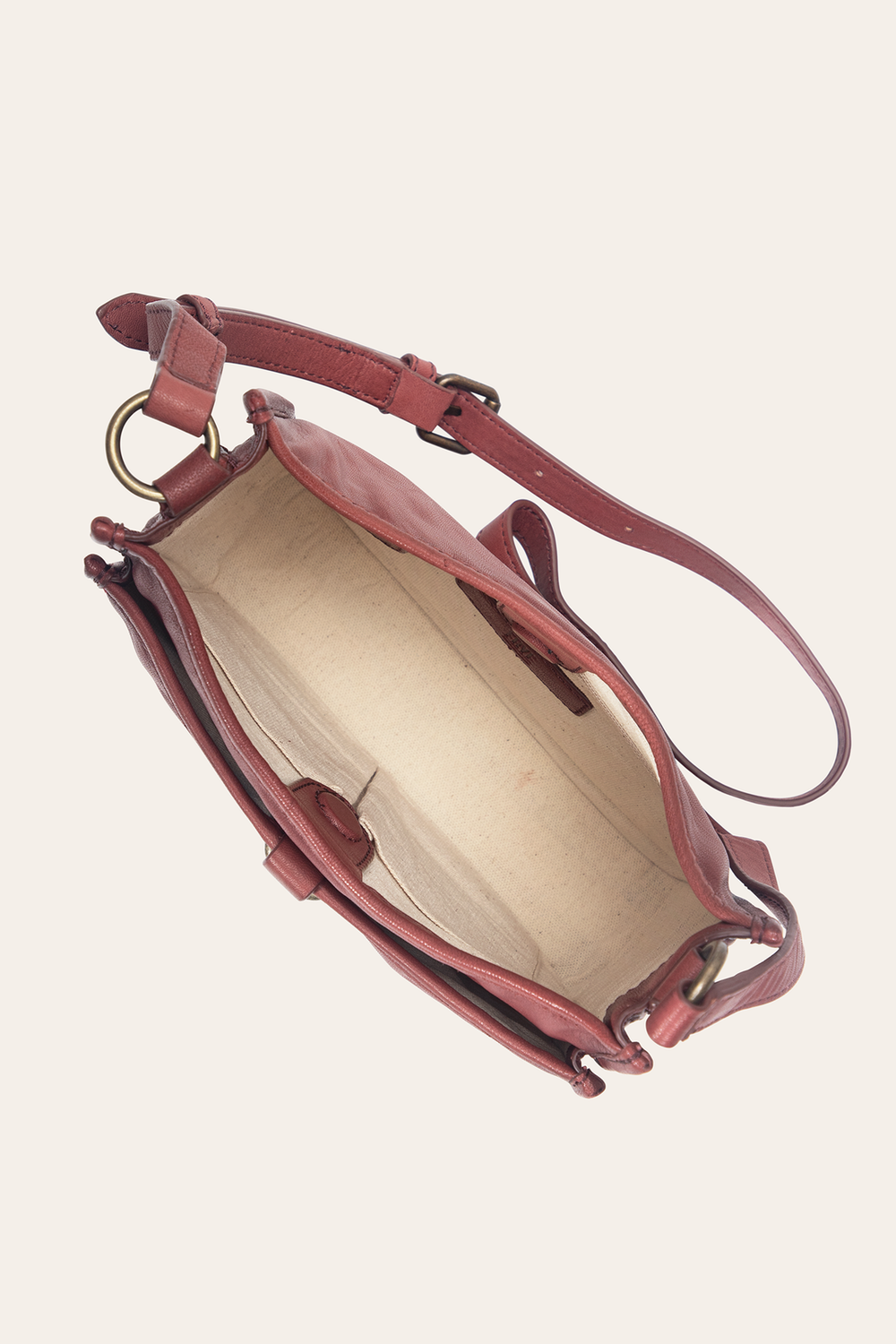 Campus Burgundy Crossbody Burgundy