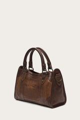 Melissa Dark Brown Satchel Dark Brown
