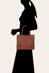 Veronica Cognac Tote Cognac
