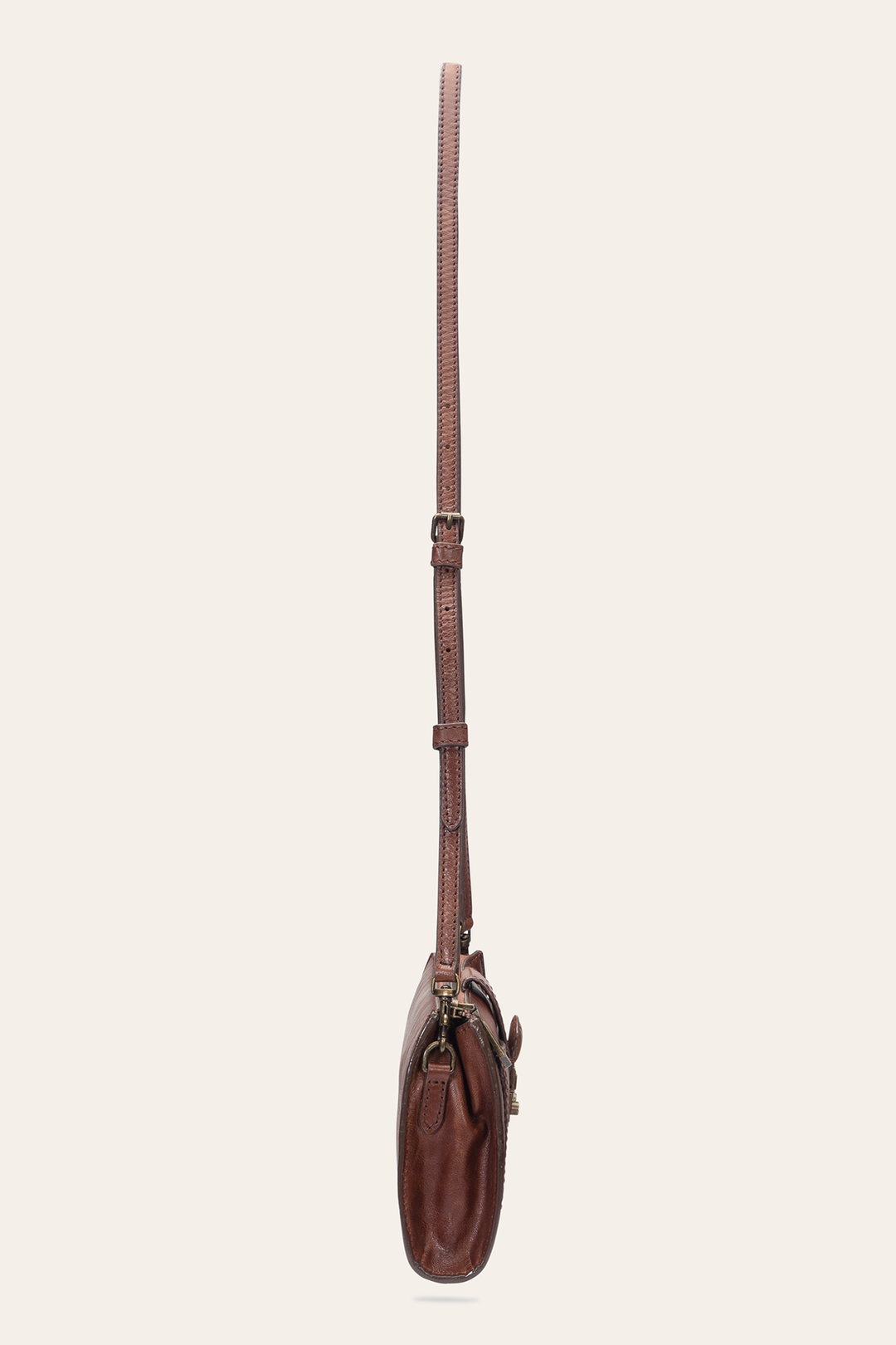 Alex Cognac Crossbody Clutch Cognac