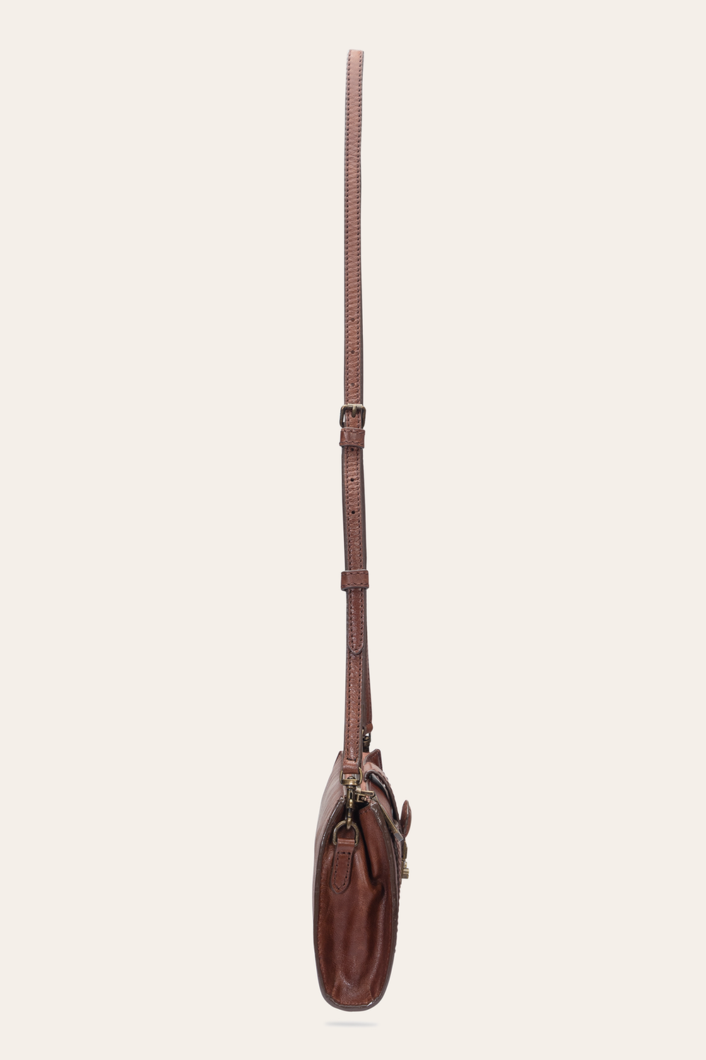 Alex Cognac Crossbody Clutch Cognac