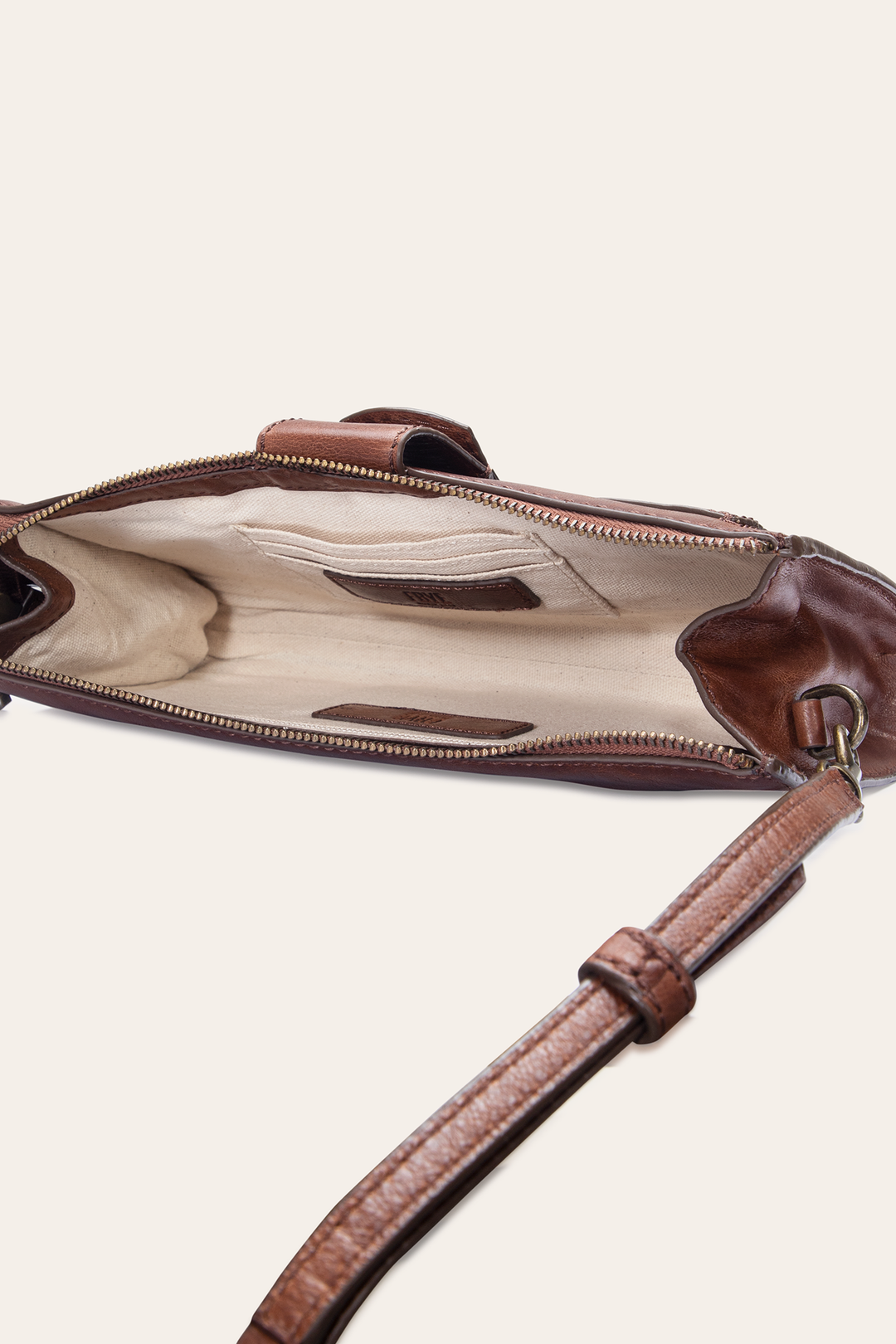 Alex Cognac Crossbody Clutch Cognac