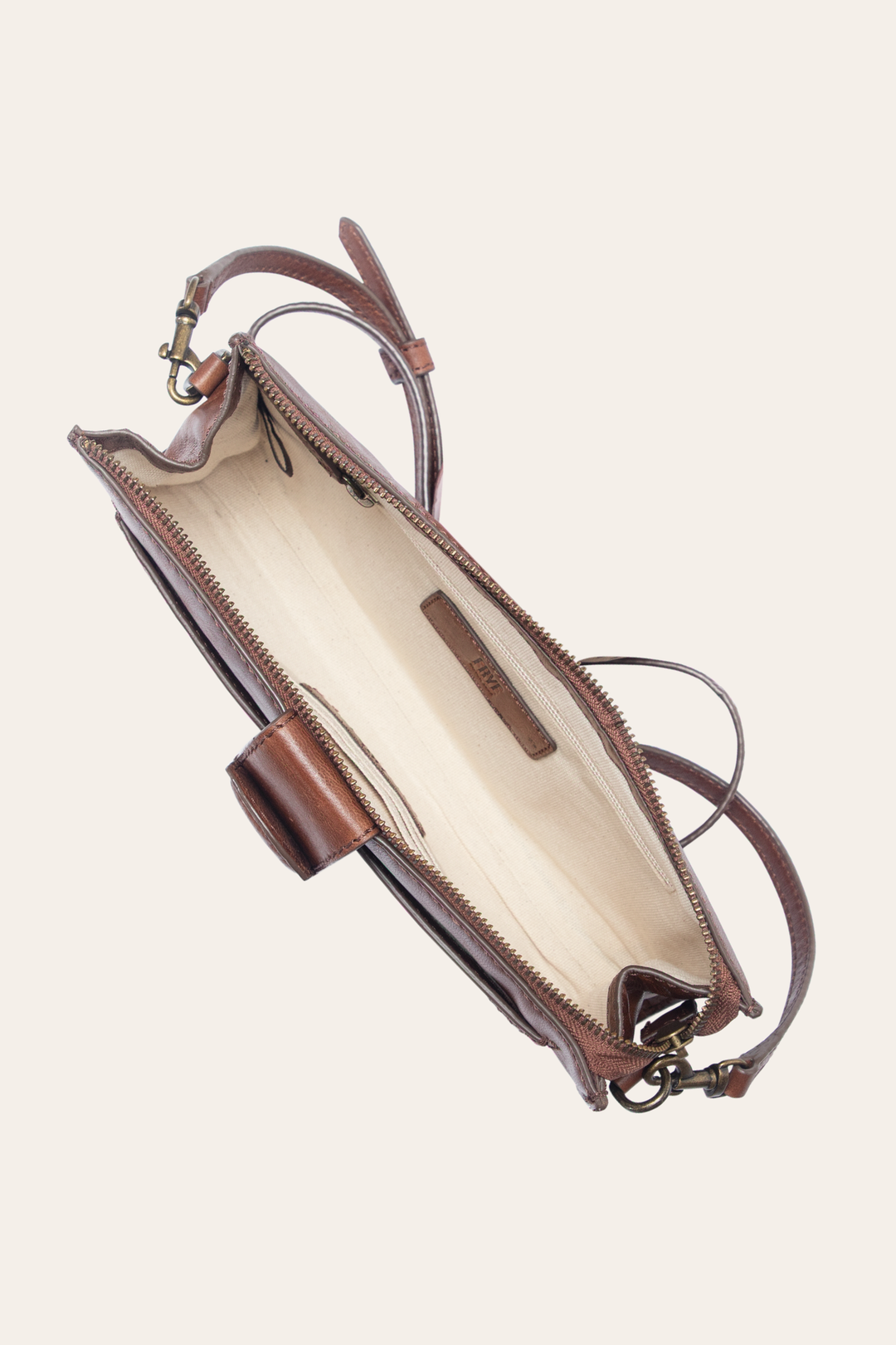 Alex Cognac Crossbody Clutch Cognac