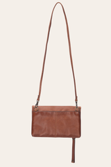 Melissa Cognac Crossbody Clutch Cognac