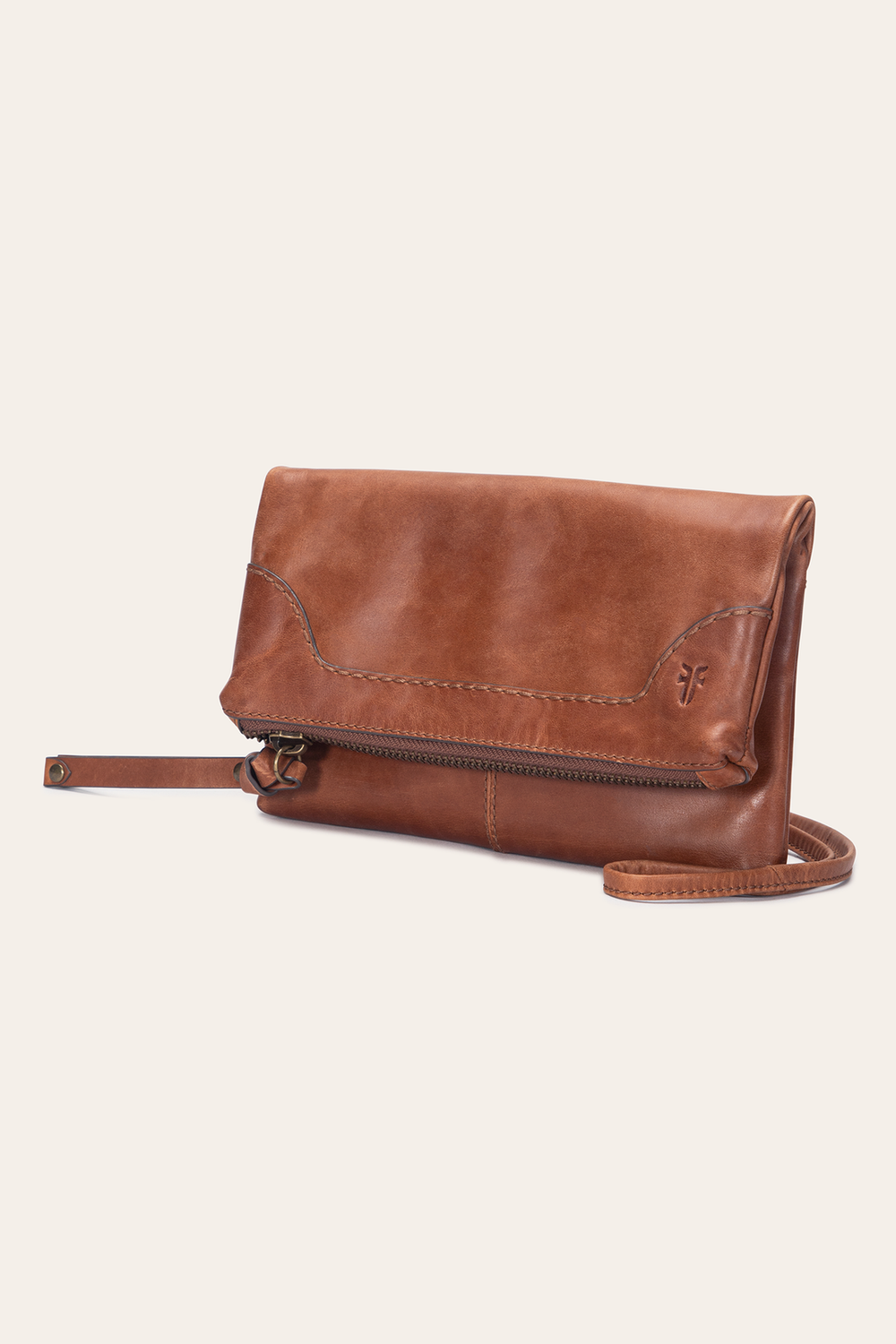 Melissa Cognac Crossbody Clutch Cognac