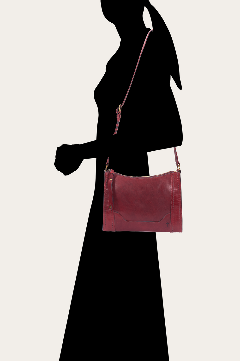 Berry Lacquer Melissa Zip Crossbody Berry Lacquer