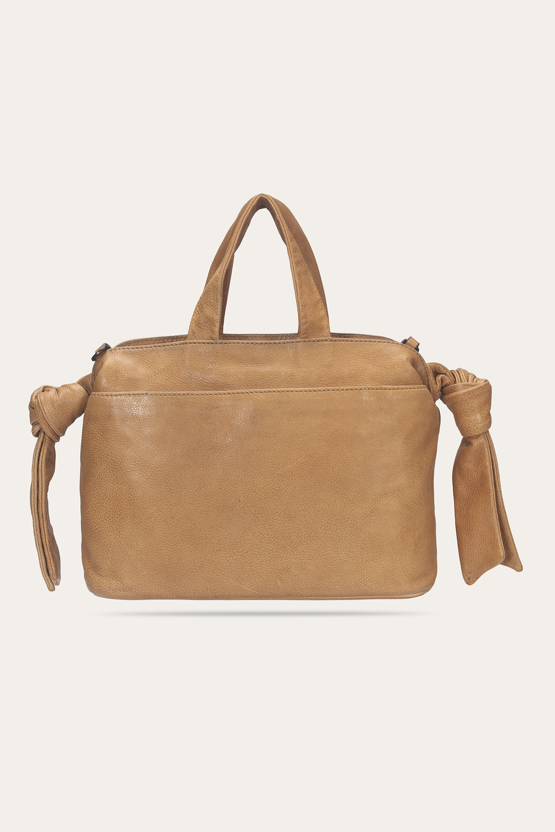 Beige Nora Knotted Satchel Beige