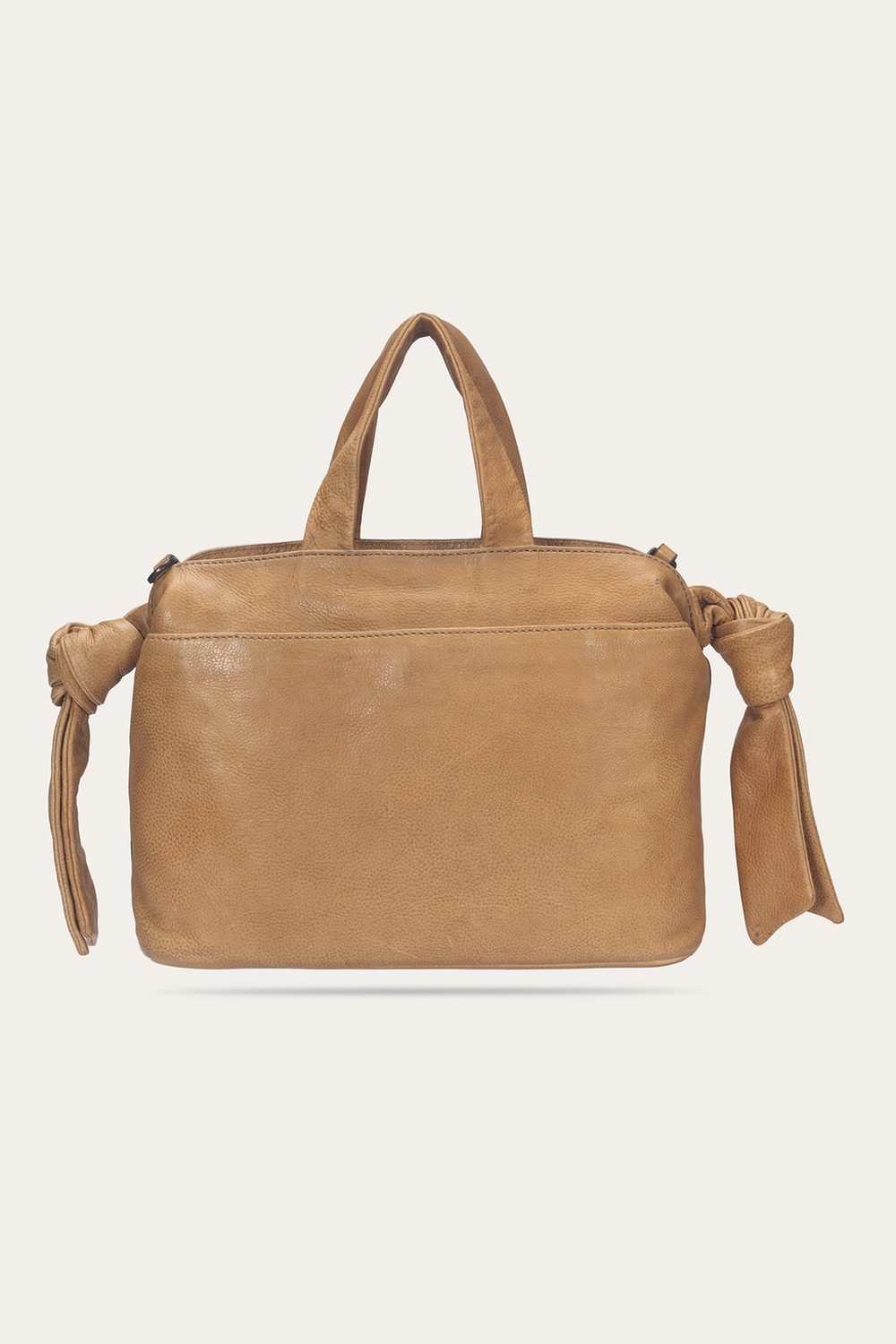 Beige Nora Knotted Satchel Beige