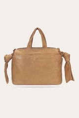 Beige Nora Knotted Satchel Beige