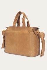 Beige Nora Knotted Satchel Beige
