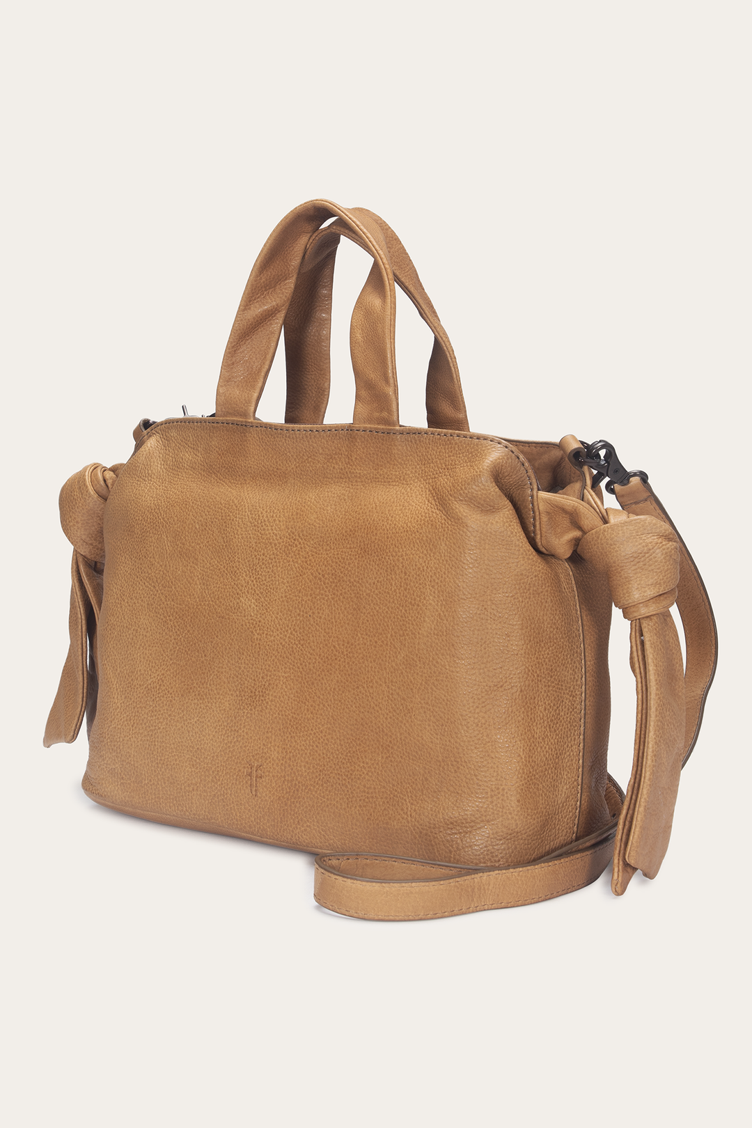 Beige Nora Knotted Satchel Beige
