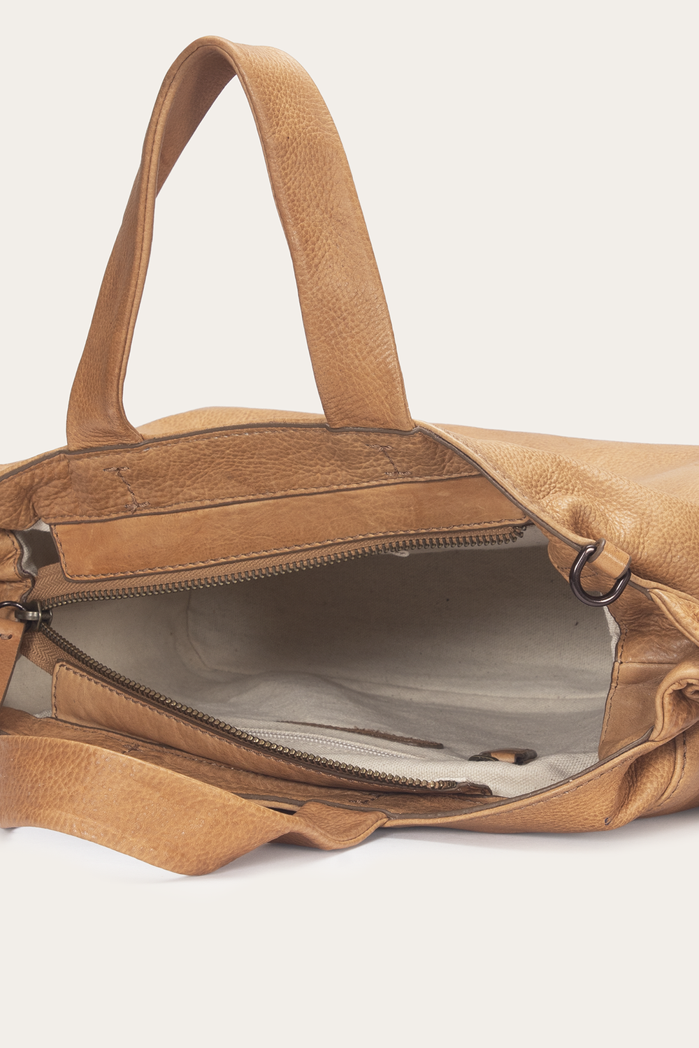 Beige Nora Knotted Satchel Beige