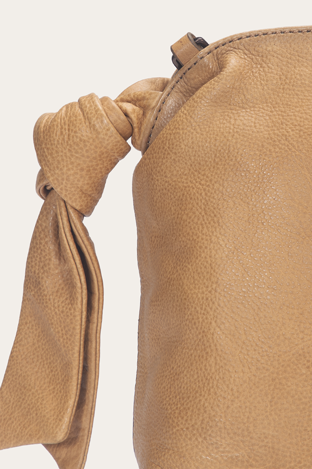 Beige Nora Knotted Satchel Beige