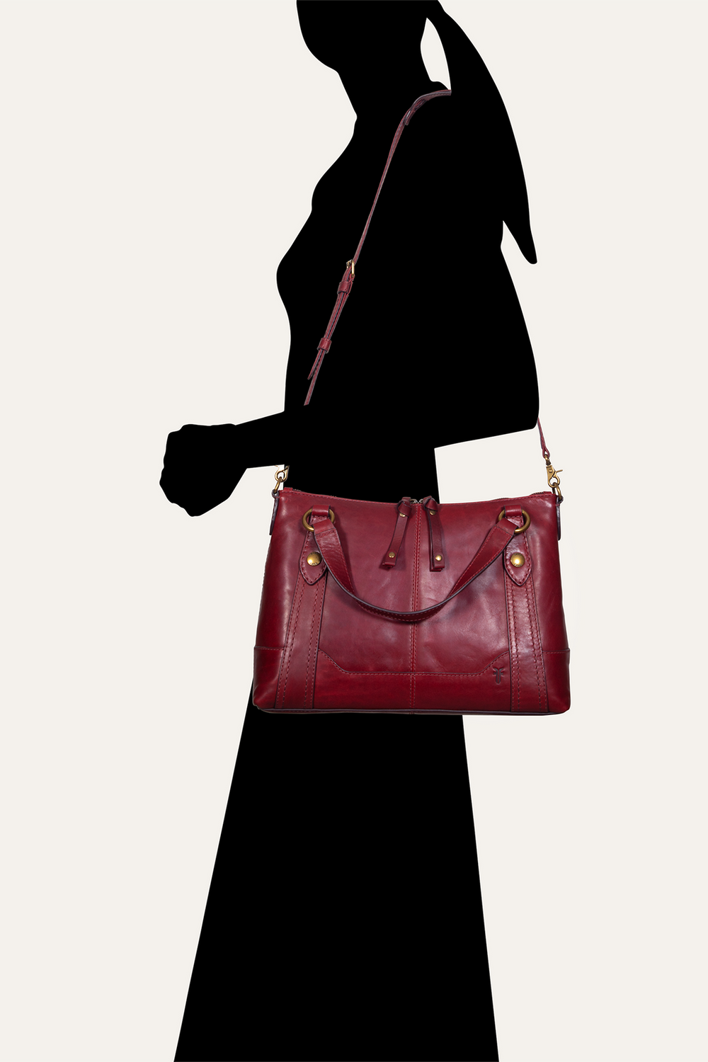 Berry Lacquer Melissa Medium Satchel Berry Lacquer