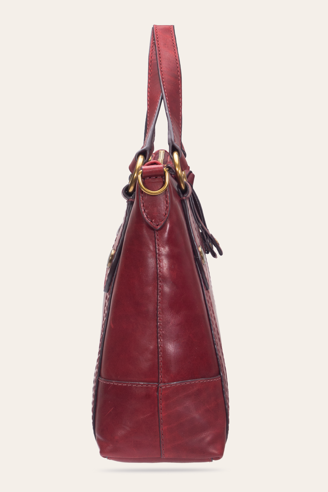 Berry Lacquer Melissa Medium Satchel Berry Lacquer
