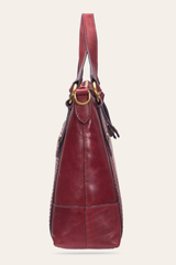 Berry Lacquer Melissa Medium Satchel Berry Lacquer