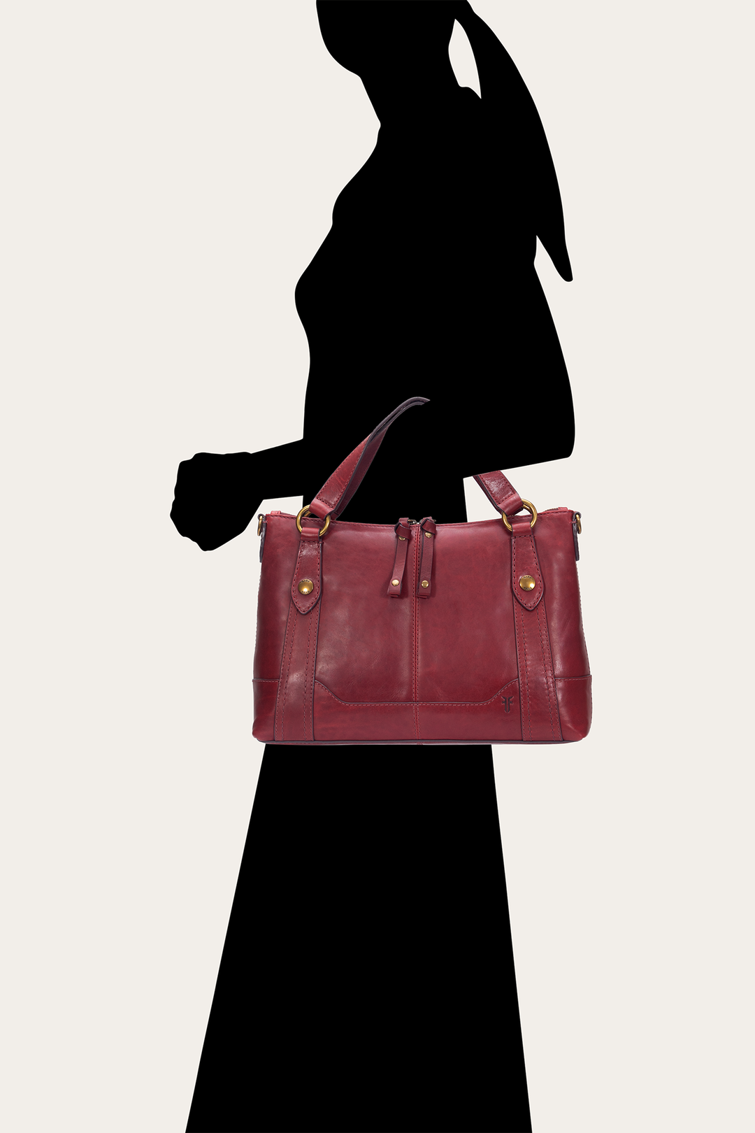 Berry Lacquer Melissa Medium Satchel Berry Lacquer