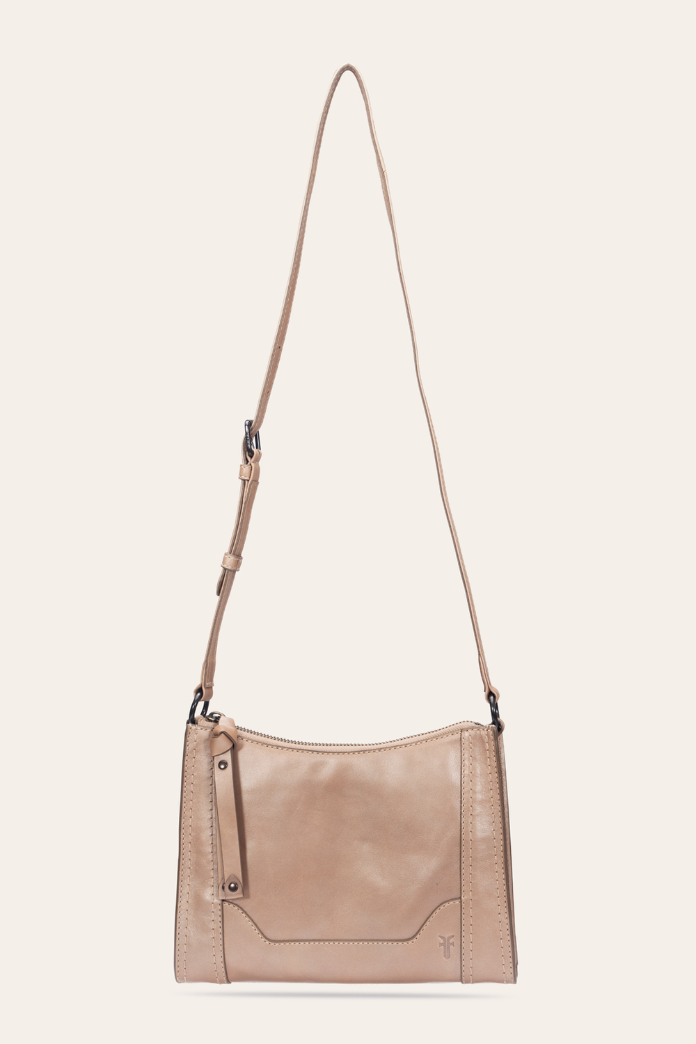Light Bronze Melissa Zip Crossbody Light Bronze