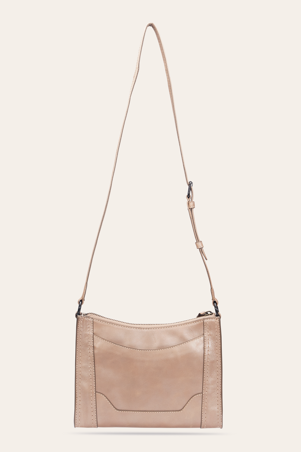 Light Bronze Melissa Zip Crossbody Light Bronze