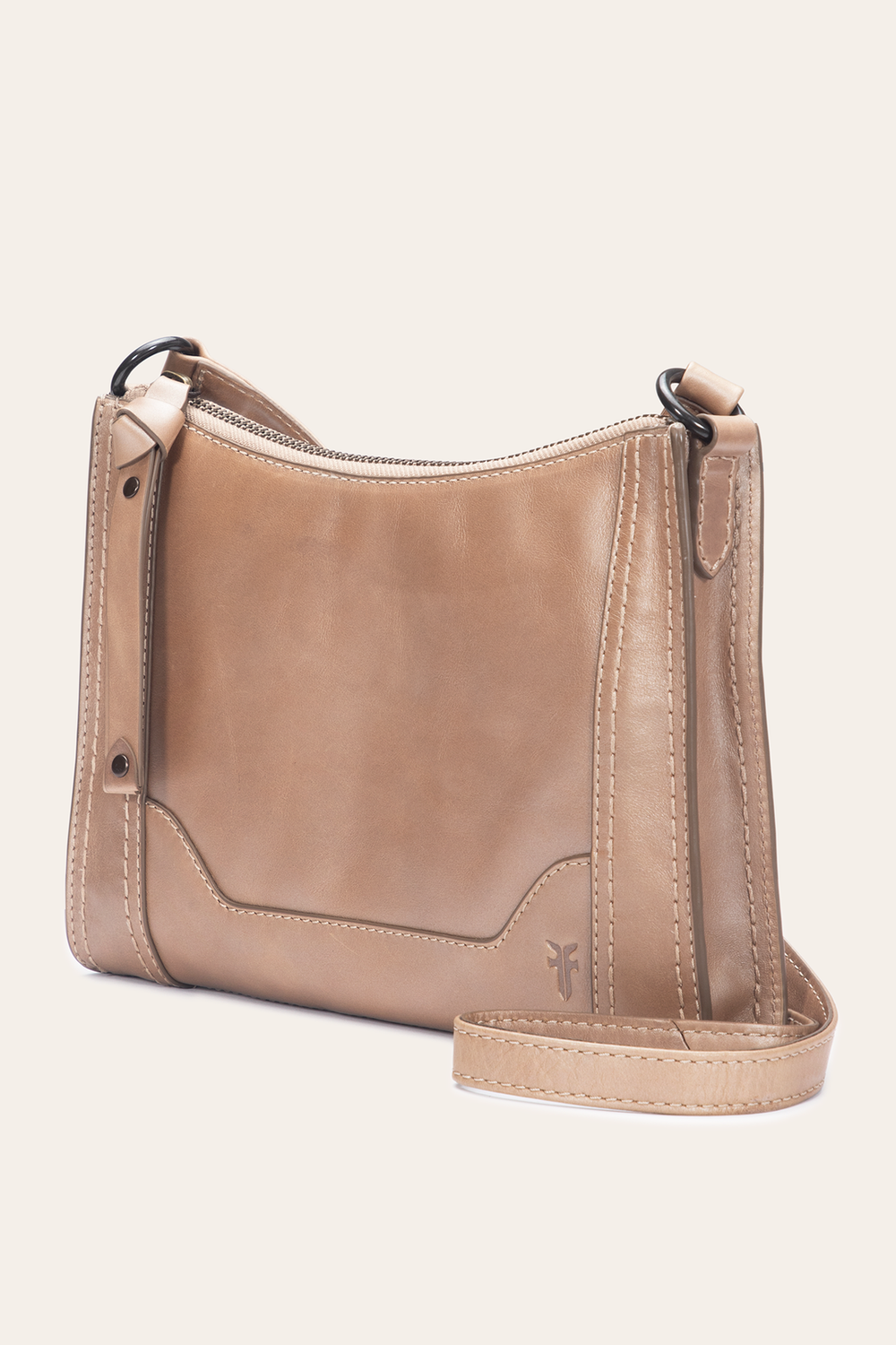 Light Bronze Melissa Zip Crossbody Light Bronze