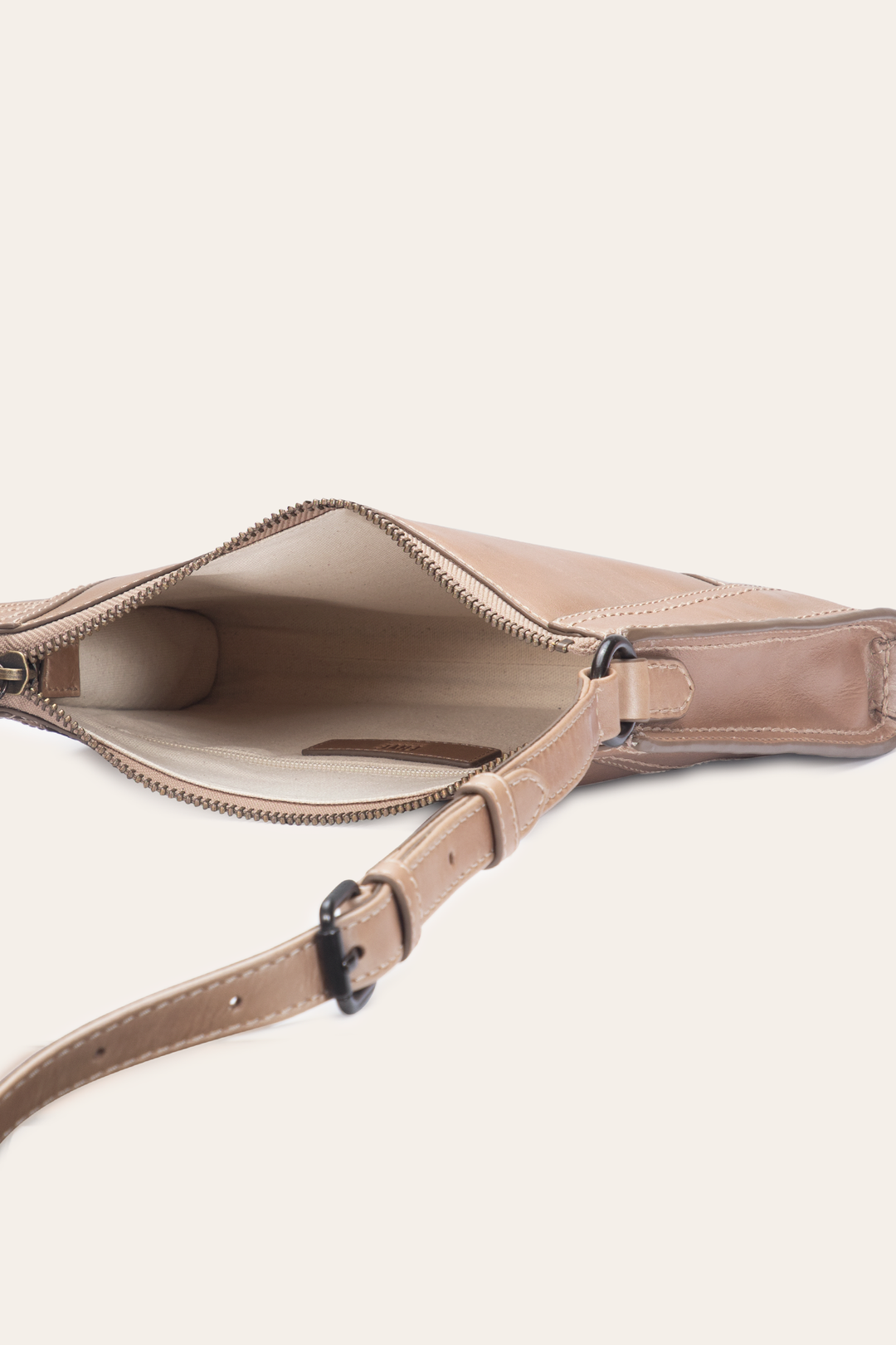 Light Bronze Melissa Zip Crossbody Light Bronze
