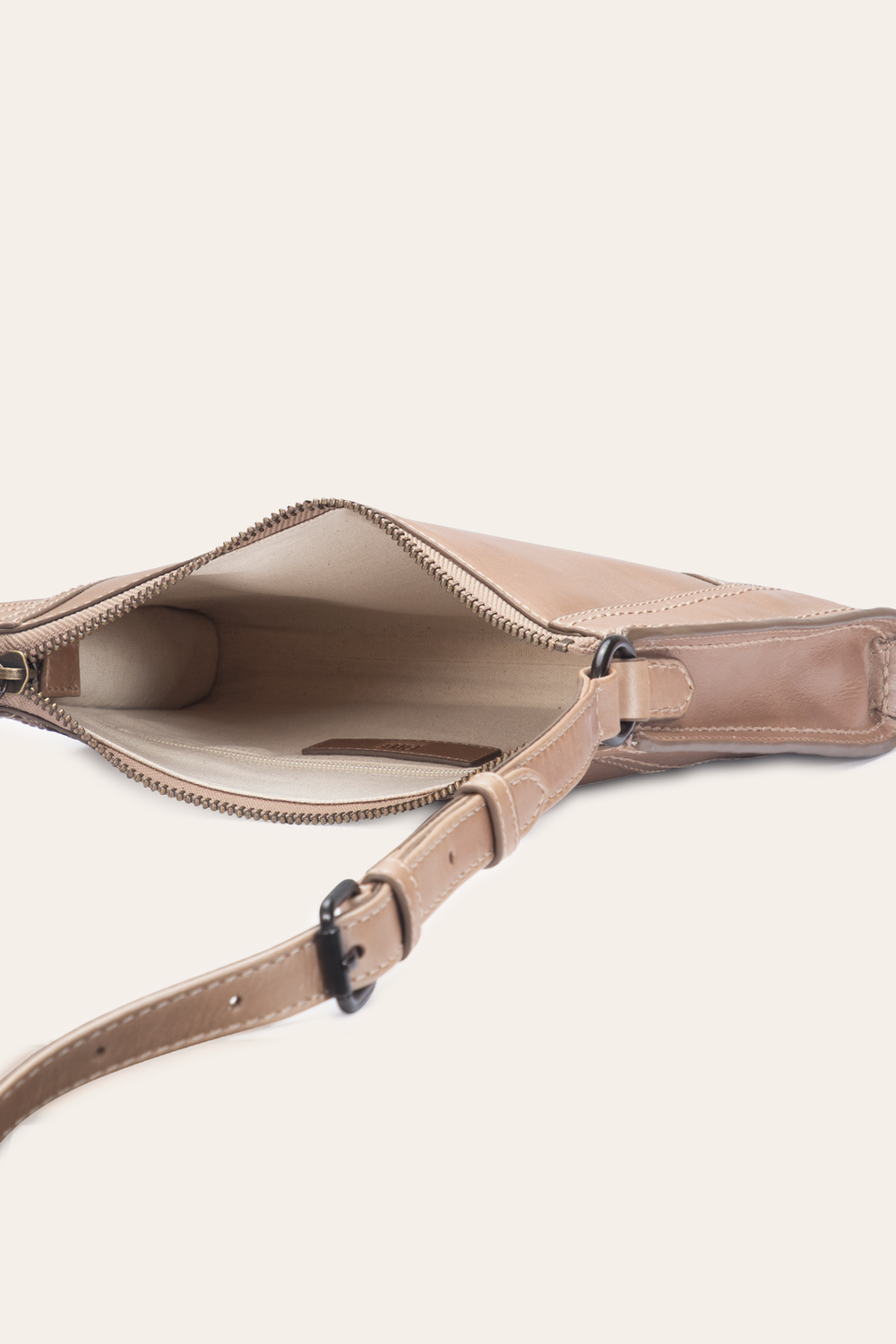 Light Bronze Melissa Zip Crossbody Light Bronze