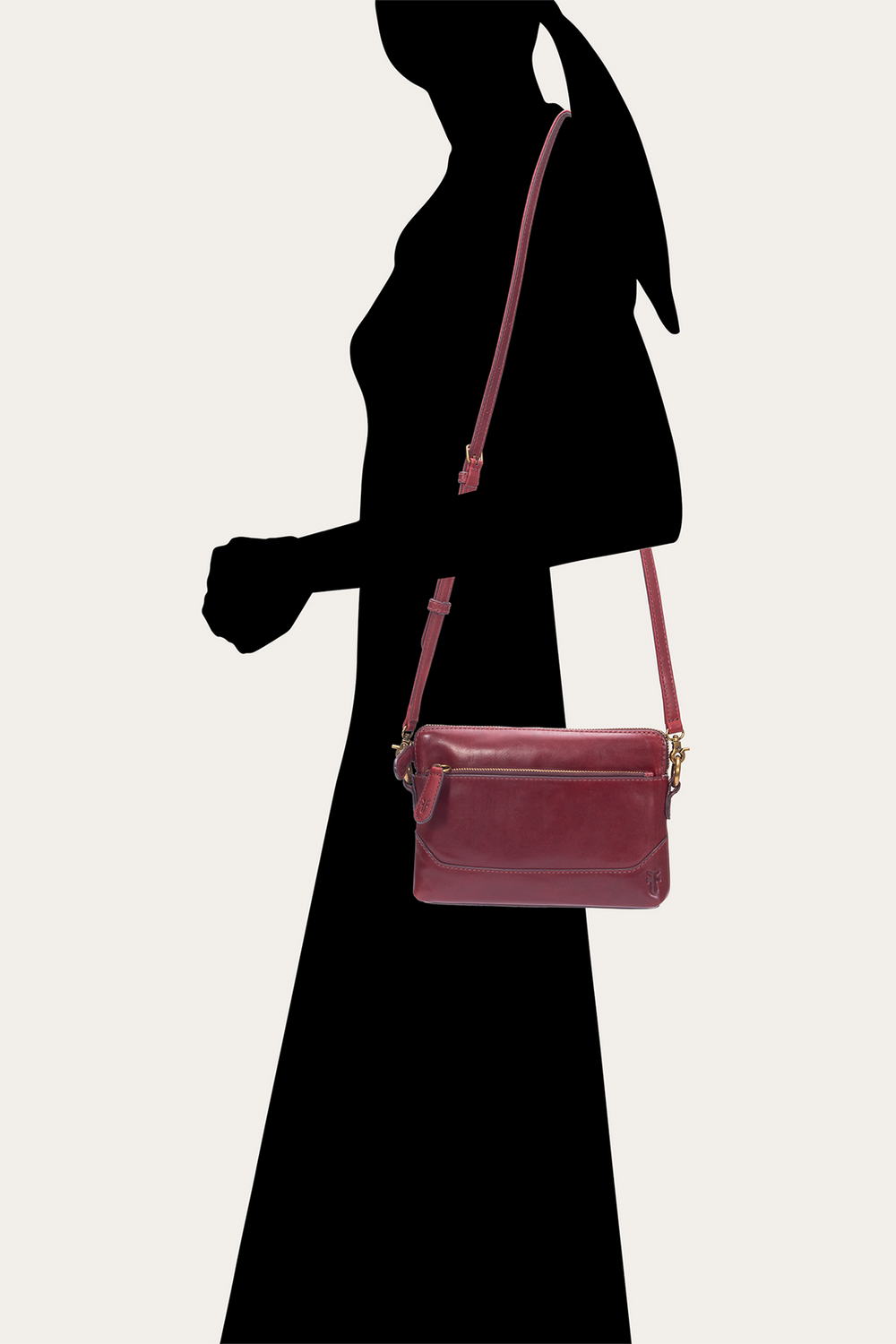 Berry Lacquer Melissa Crossbody Wristlet Berry Lacquer