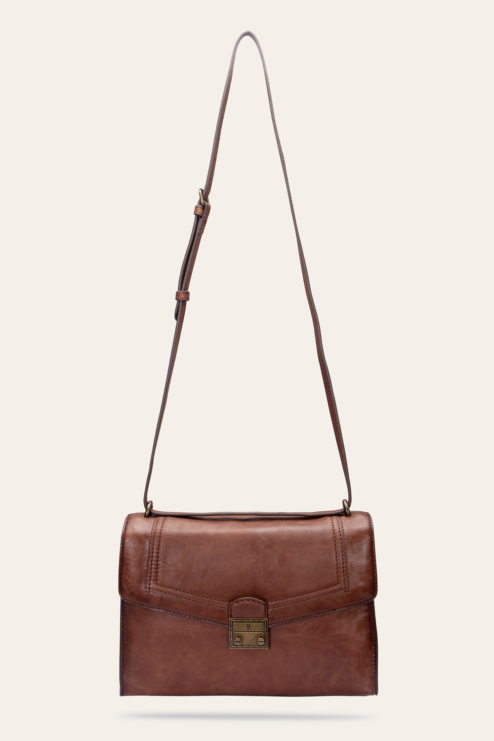 Alex Cognac Flap Shoulder Cognac