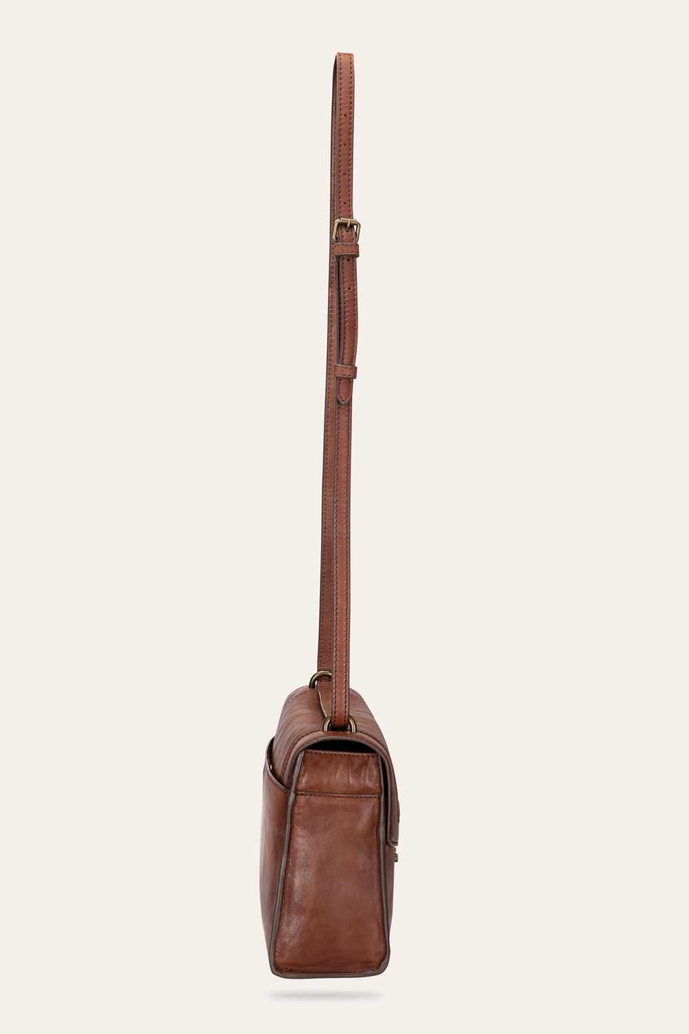 Alex Cognac Flap Shoulder Cognac