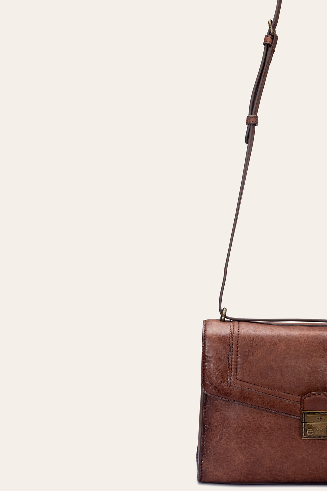 Alex Cognac Flap Shoulder Cognac