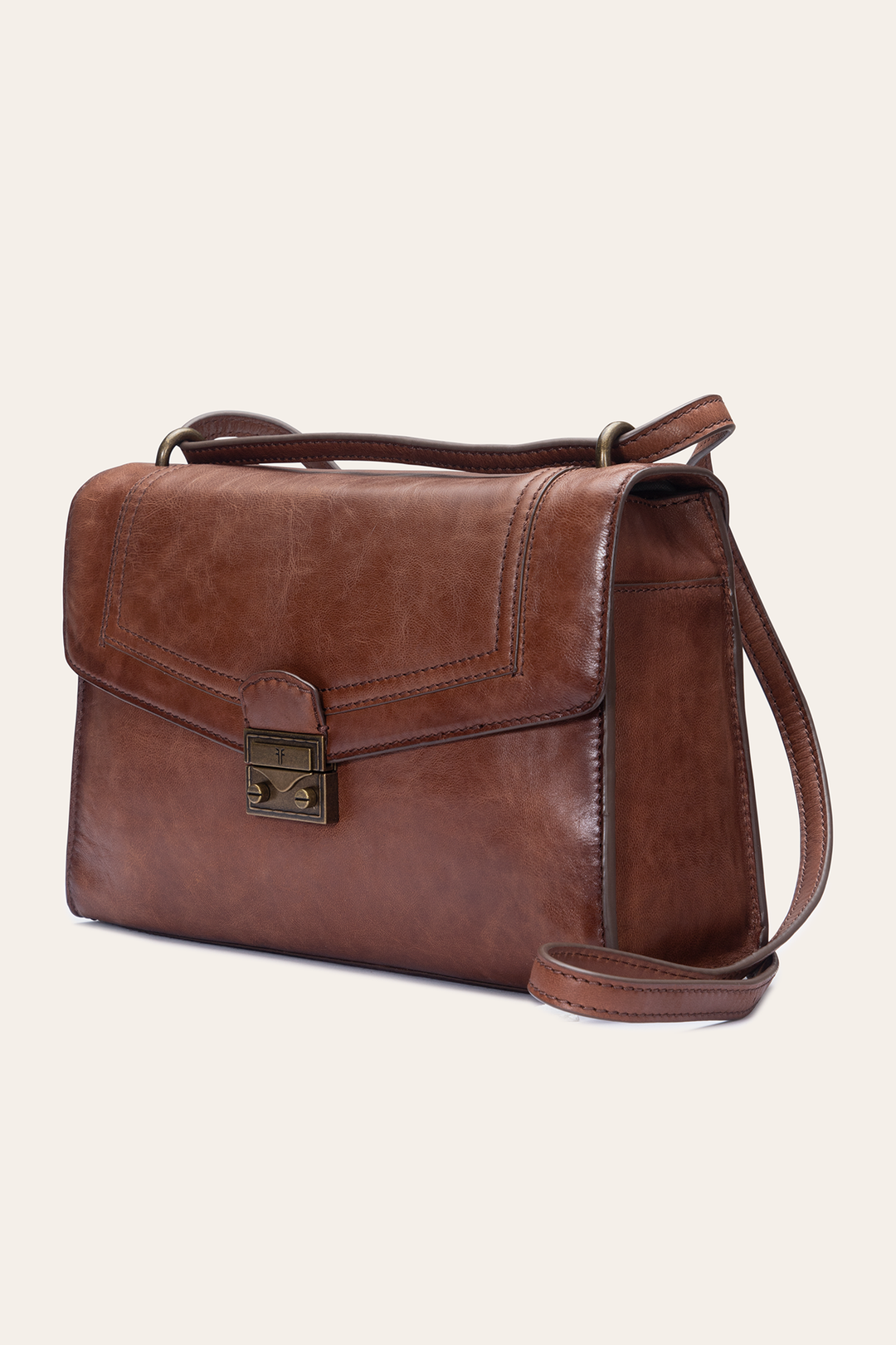 Alex Cognac Flap Shoulder Cognac