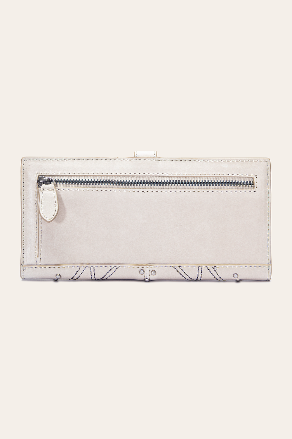 Sara Oat Slim Wallet Oat