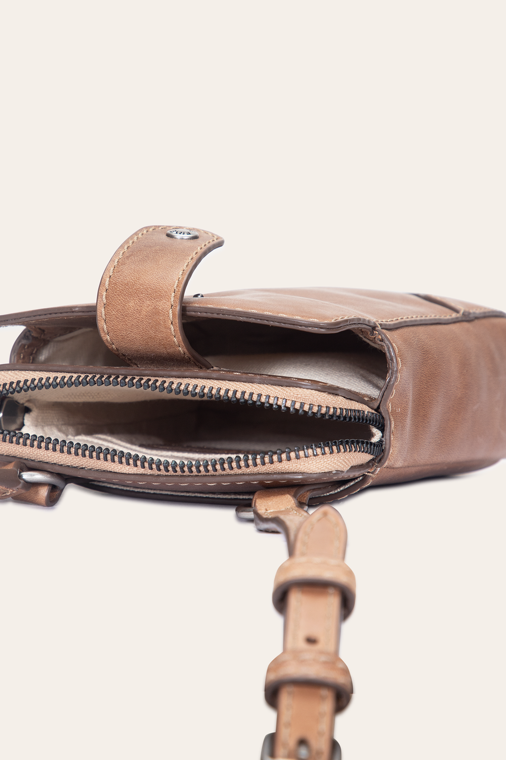 Melissa Beige Phone Crossbody Beige