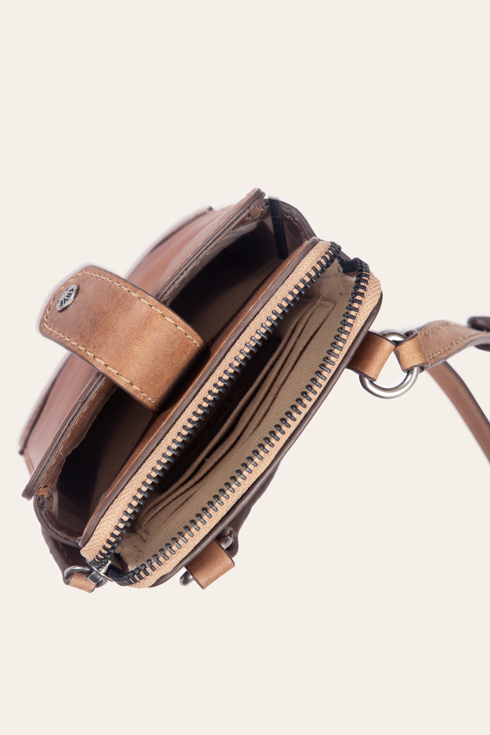 Melissa Beige Phone Crossbody Beige