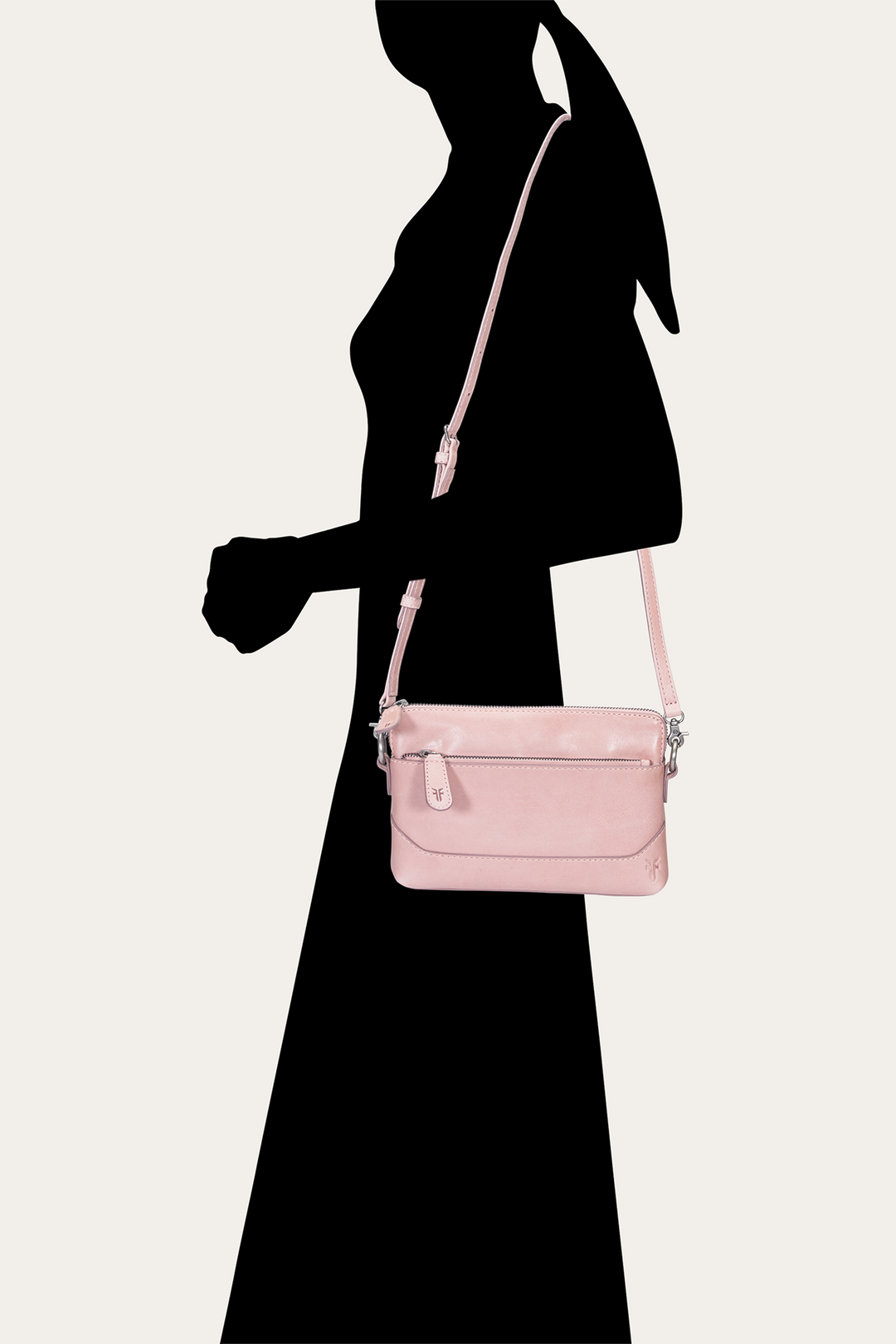Melissa Woodrose Crossbody Wristlet Woodrose