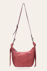 Nora Knotted Crossbody in Burgundy Burgundy