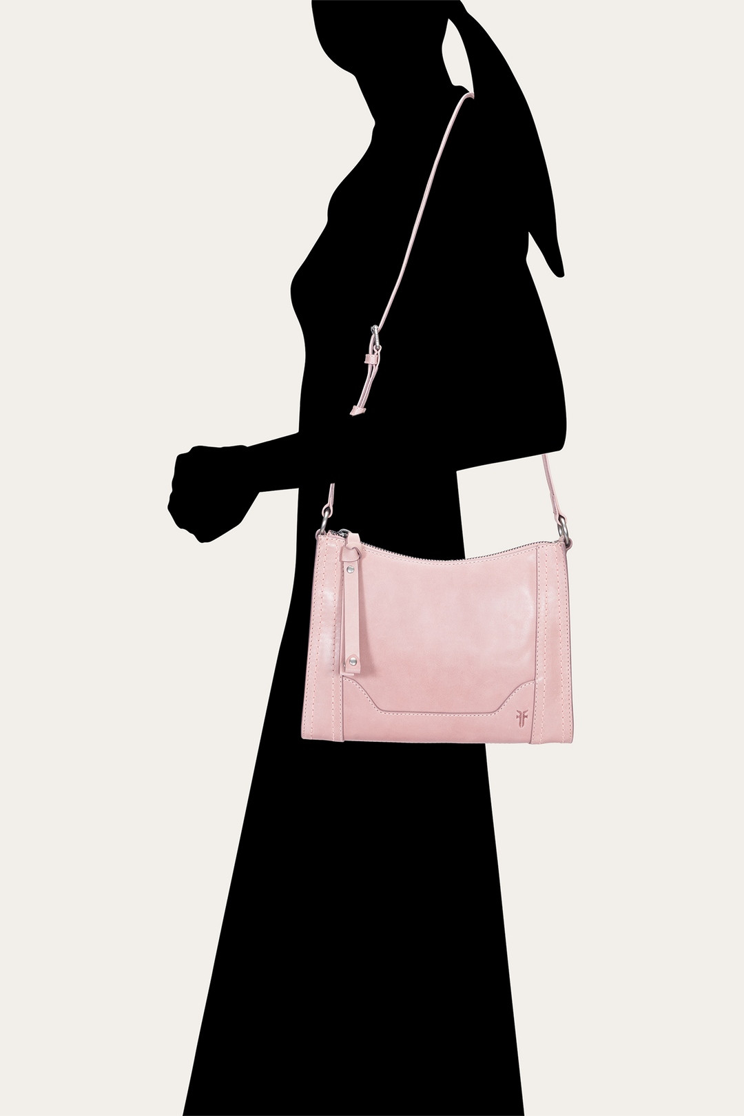 Melissa Zip Crossbody in Woodrose Woodrose