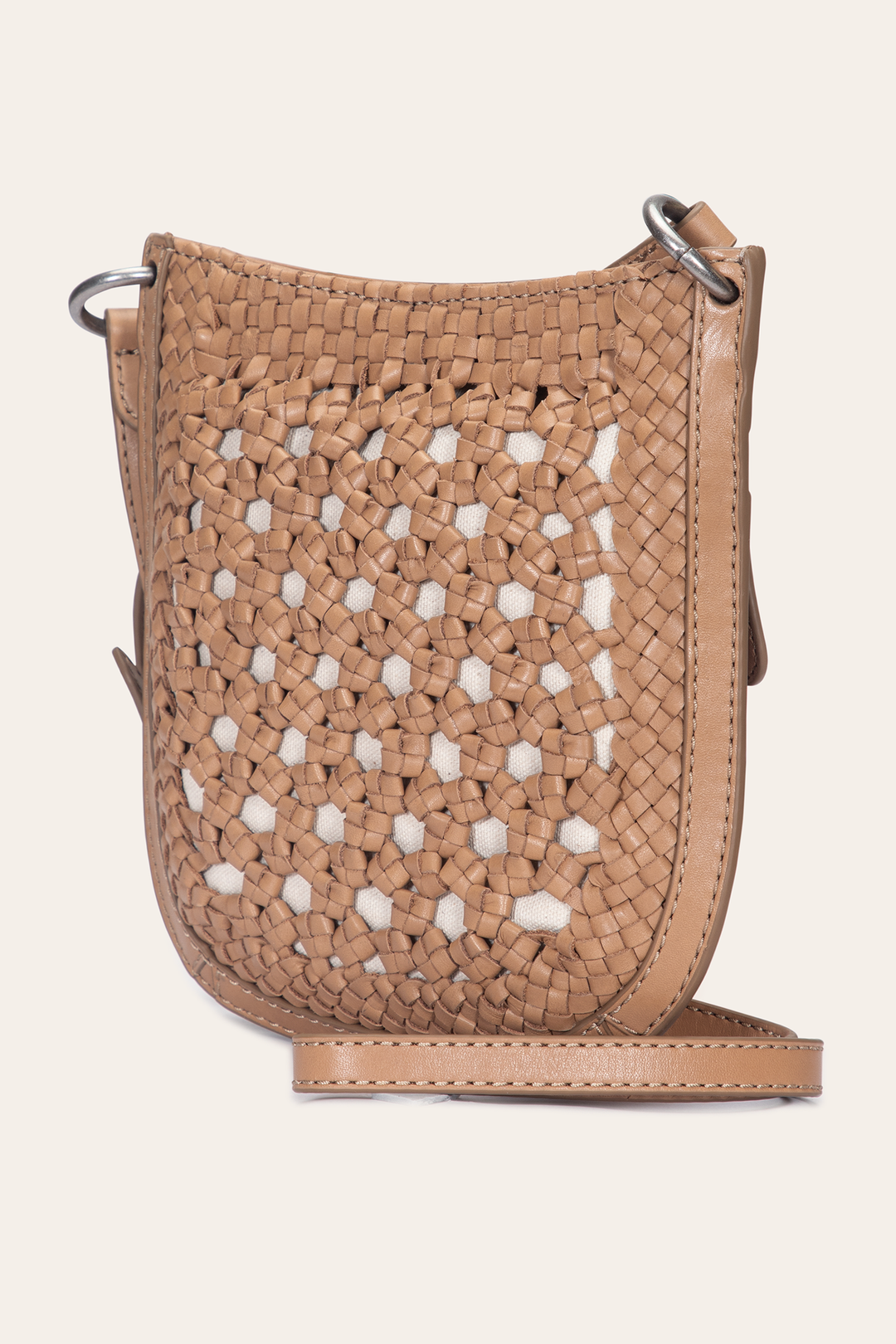 Women's Ella Mini Crossbody Bag in Beige Beige