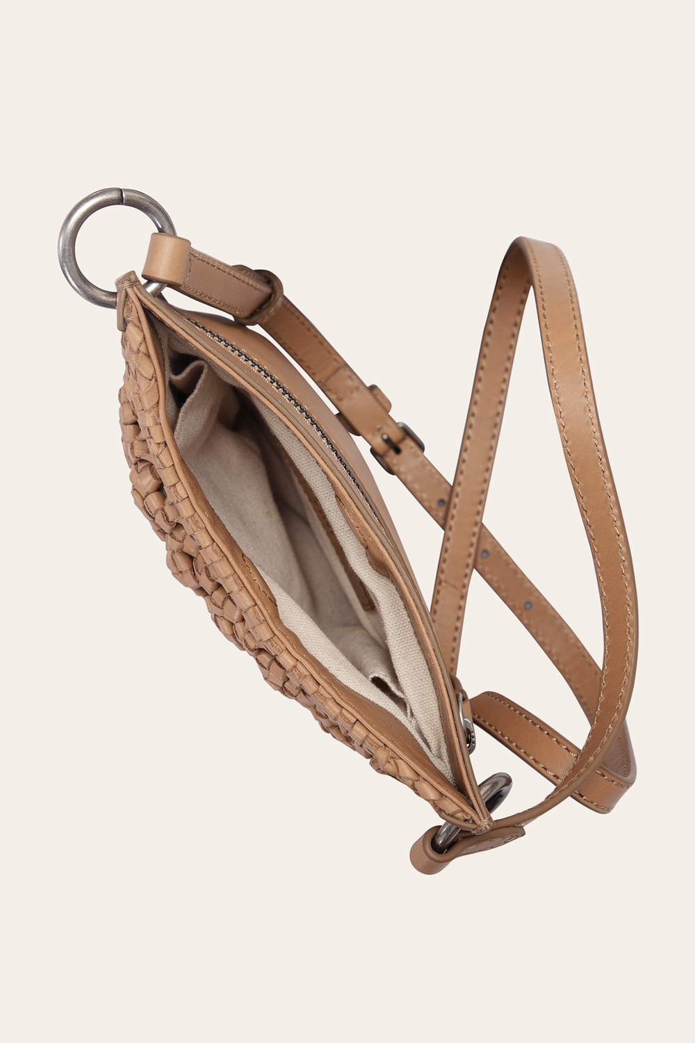 Women's Ella Mini Crossbody Bag in Beige Beige