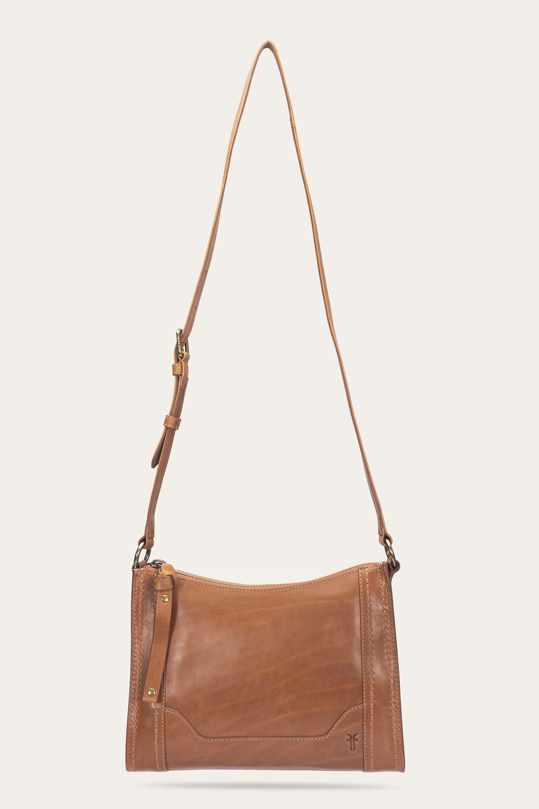 Melissa Zip Crossbody in Burnt Terracotta Burnt Terracotta