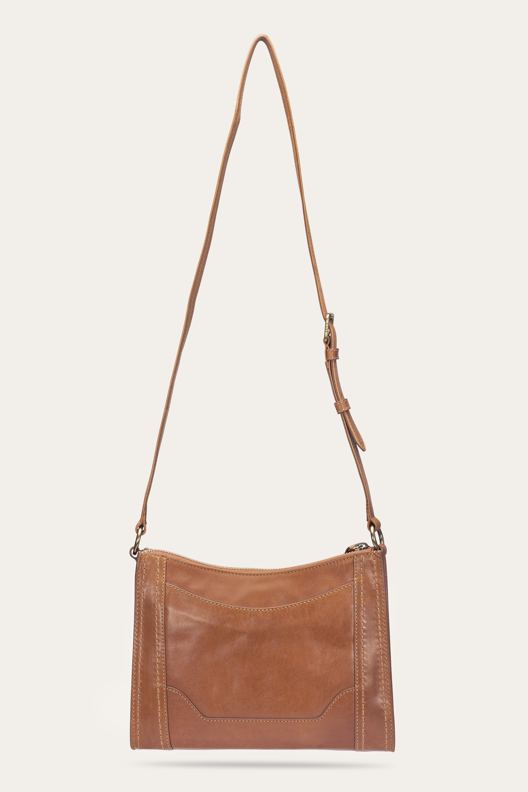 Melissa Zip Crossbody in Burnt Terracotta Burnt Terracotta