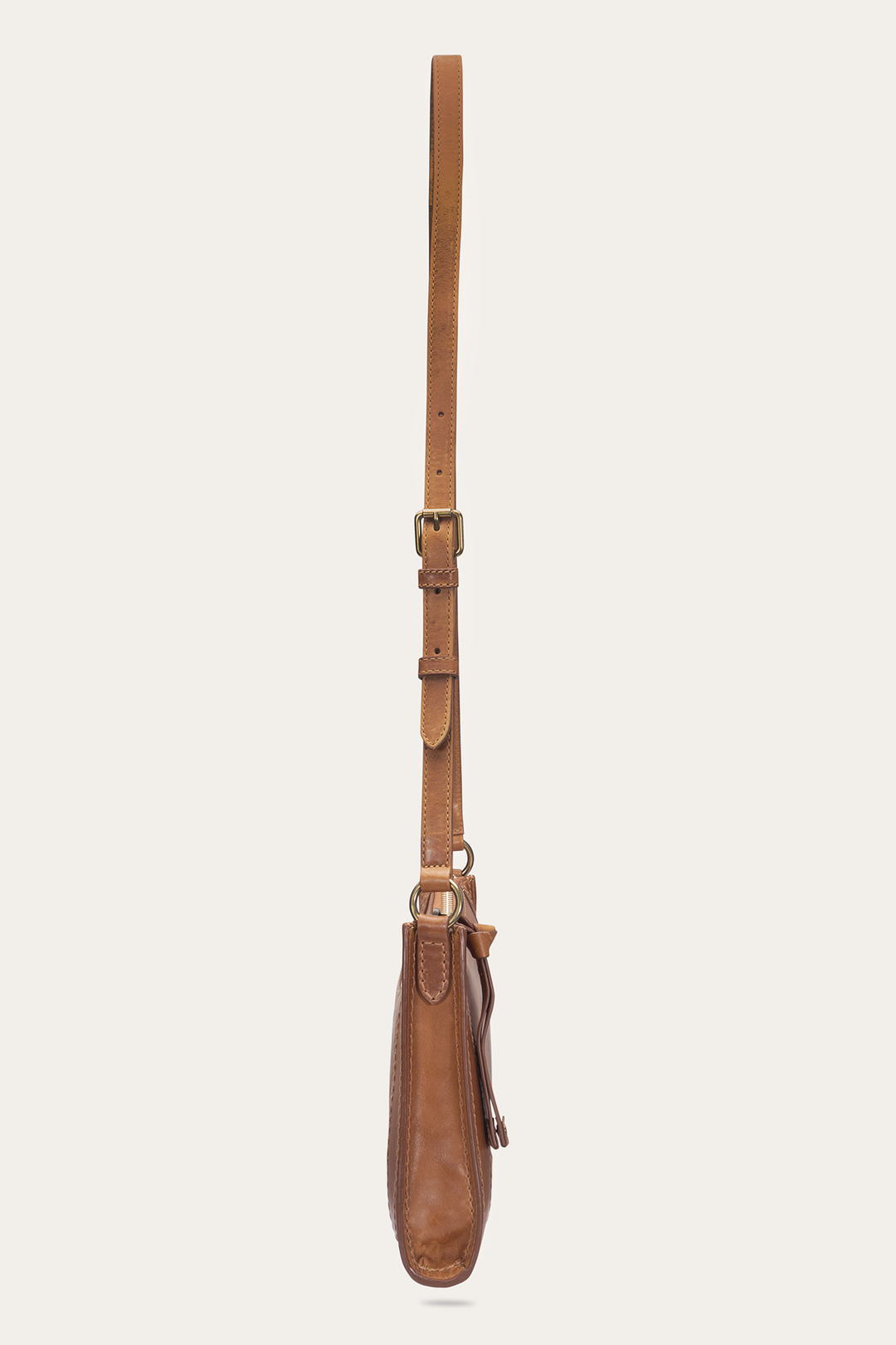 Melissa Zip Crossbody in Burnt Terracotta Burnt Terracotta