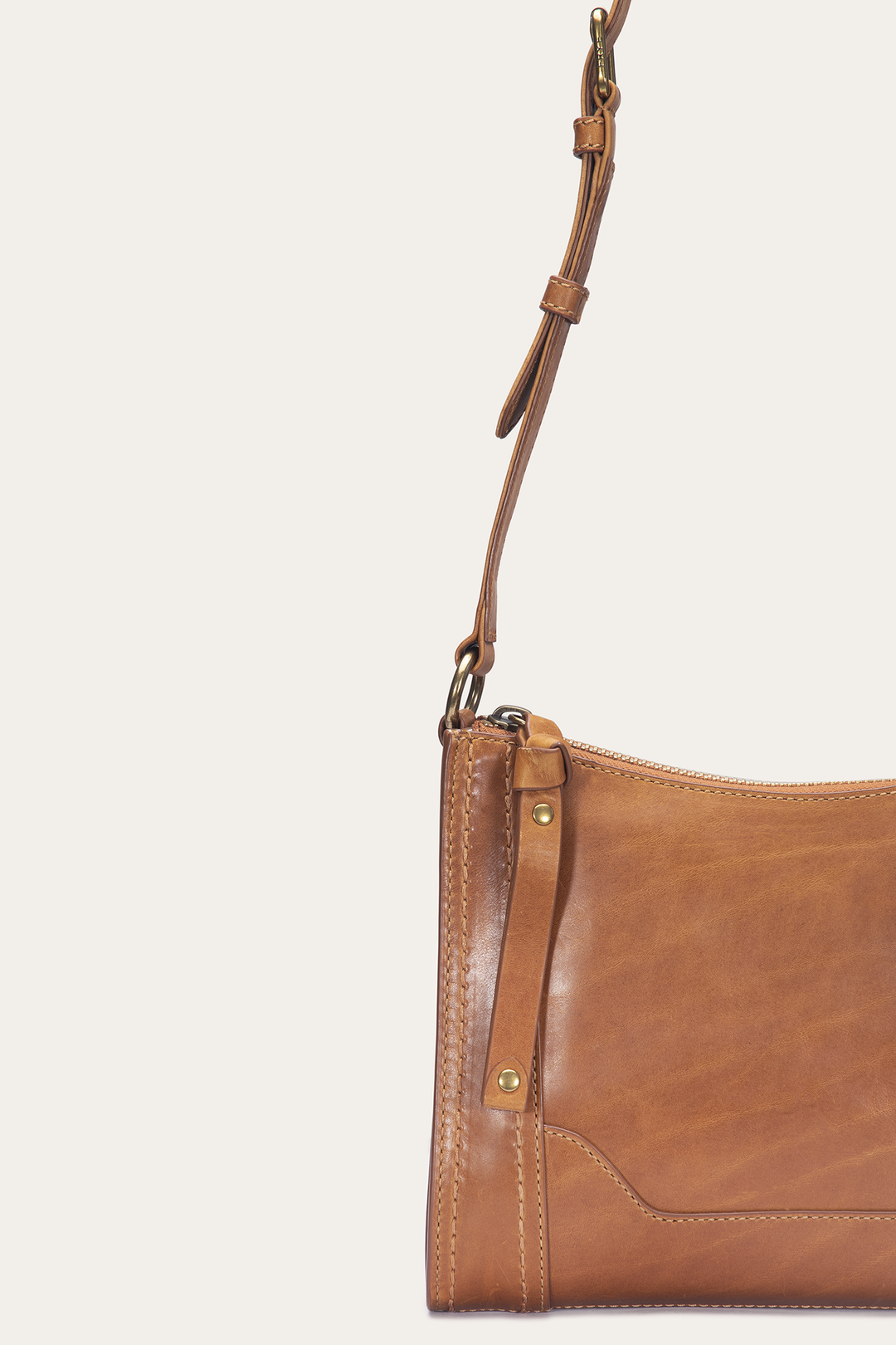 Melissa Zip Crossbody in Burnt Terracotta Burnt Terracotta