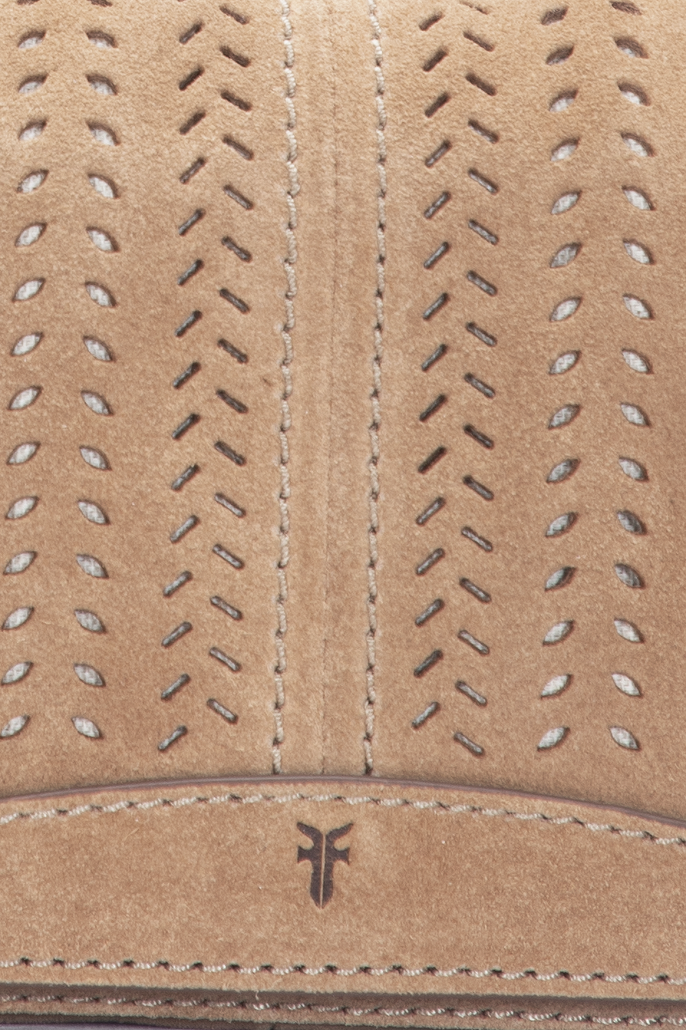 Stella Suede Wallet Crossbody in Beige Beige